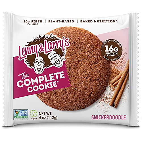 Lenny &Amp; Larrys The Complete Cookie, Snickerdoodle, 4 Oz Pack O