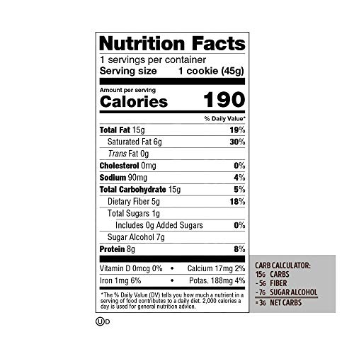 Lenny &Amp; Larrys Keto Cookie, Peanut Butter, 1.6 Oz Pack Of 12 Lenny &Amp; Larrys Keto Cookie, Peanut Butter, 1.6 Oz Pack Of 12
