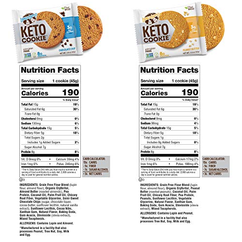 Lenny &Amp; Larrys Keto Cookie Variety Pack, Chocolate Chip And Pea