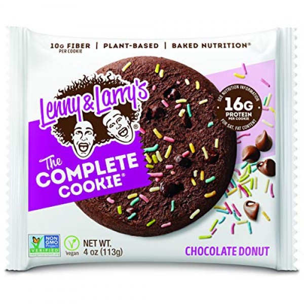 Lenny &Amp; Larrys The Complete Cookie, Chocolate Donut, Soft Baked