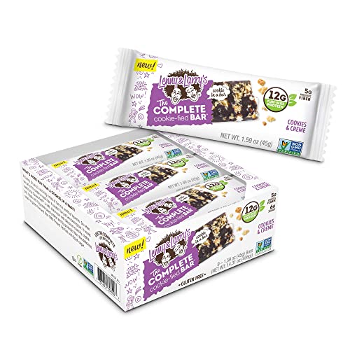 Lenny & Larrys The Complete Cookie-fied Bar, Cookies & Creme, 4...