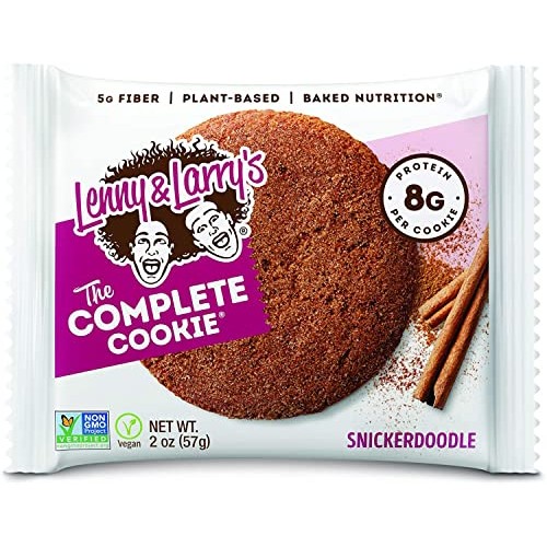 Lenny &Amp; Larrys The Complete Cookie, Snickerdoodle, 2 Oz Pack O