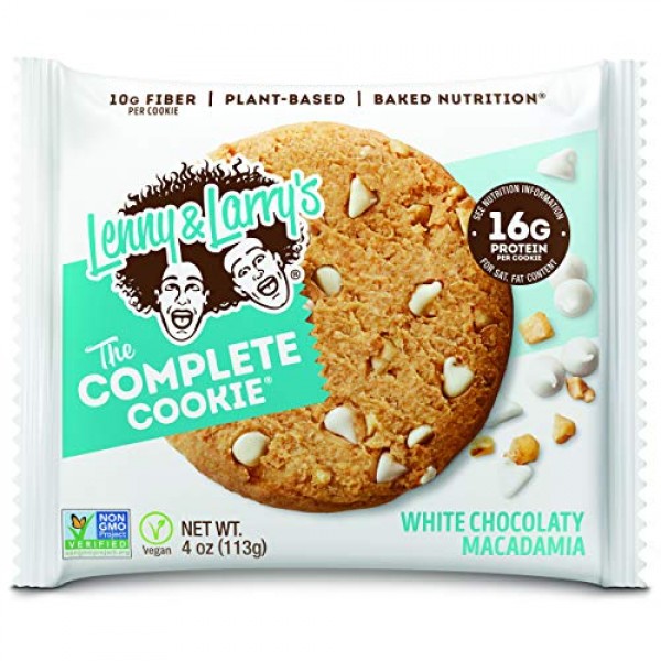 Lenny &Amp; Larrys The Complete Cookie, White Chocolate Macadamia,