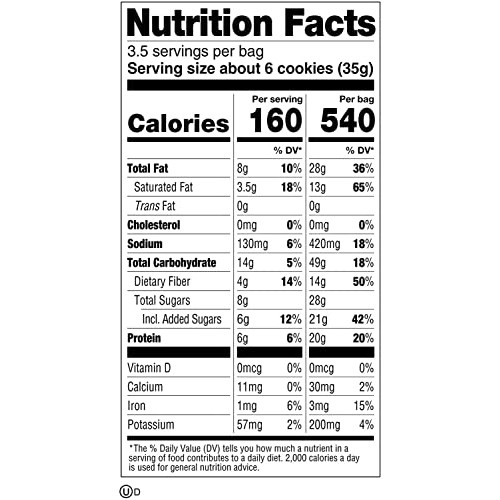 Lenny &Amp; Larrys The Complete Crunchy Cookies, Chocolate Chip, 4.