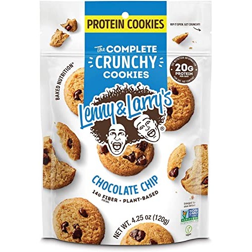 Lenny &Amp; Larrys The Complete Crunchy Cookies, Chocolate Chip, 4.