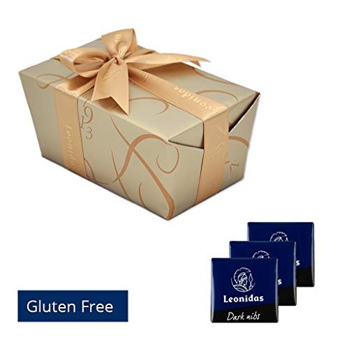 Leonidas Belgian Chocolates: 1 Lb Dark Napolitain Nibs Chocolate
