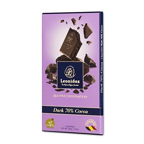 Leonidas Belgian Chocolates - Dark 70% Cocoa African Origins Bar