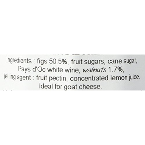 Lepicurien - Fig And Walnut Confit French Jam | Non-Gmo | Glute