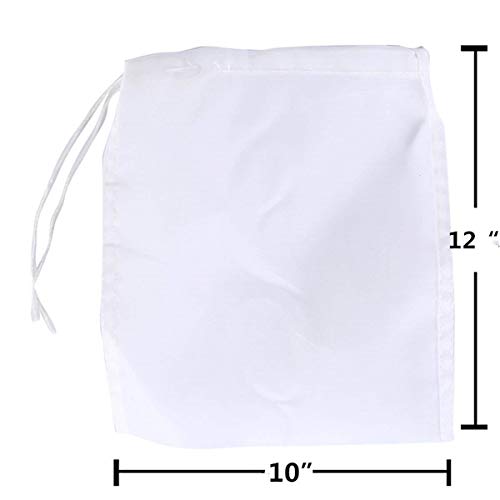 Leroro 2-Pcs Reusable Nut Milk Bag, Almond Milk, Cold Brew Coffe