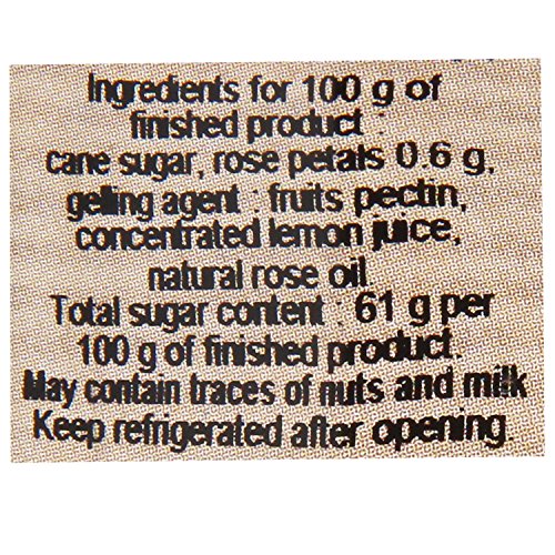 Rose Petal Jam Andresy All Natural French Jam Pure Sugar Cane 9.