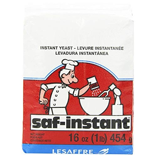 Saf Instant Yeast Red For Baking Cake, Bread And Dough, 1 Pound