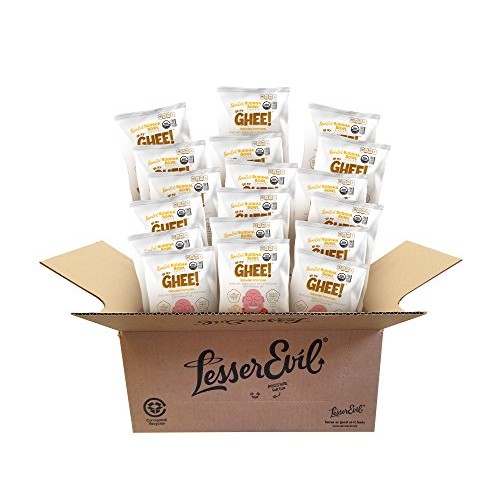 Lesserevil Organic Popcorn, Oh My Ghee!, .88 Ounce, 18 Count