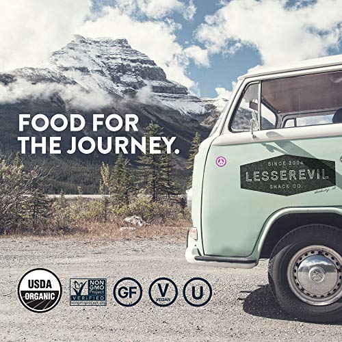 Lesserevil Himalayan Pink Salt Organic Popcorn, 0.88 Ounce 25 C