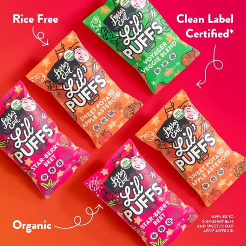LesserEvil Lil Puffs Variety Pack, Contains 2 Sweet Potato Appl... LesserEvil Lil Puffs Variety Pack, Contains 2 Sweet Potato Appl...