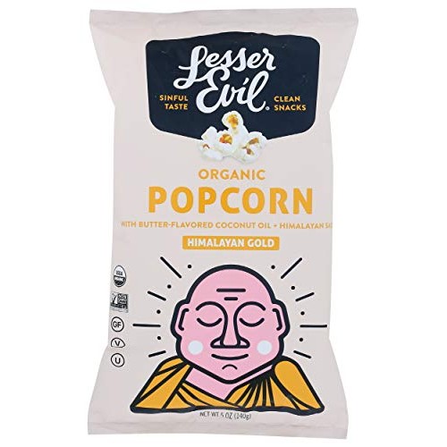 Lesserevil, Organic Popcorn, Himalayan Gold, 5 Ounce