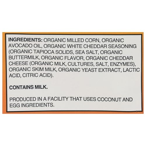 LESSEREVIL Organic Real Cheddar Space Ball Puffs Party Size, 7 OZ