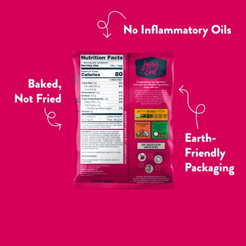 LesserEvil Strawberry Beet Lil Puffs, Organic Snacks for Kids, ...