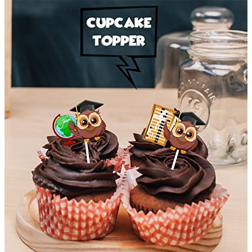 18pcs Glitter Dessert Cupcake Topper Congratulation 2023 Eaglet ...