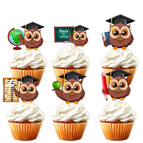 18pcs Glitter Dessert Cupcake Topper Congratulation 2023 Eaglet ...