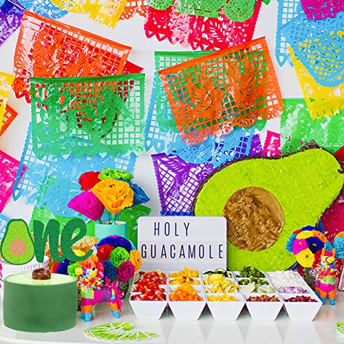 Avocado One Cake Topper Holy Guacamole Cake Decor Uno/Cinco De M