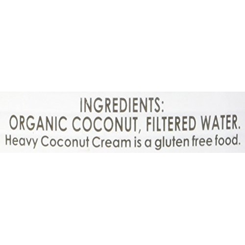 Lets DoOrganic Heavy Coconut Cream, 13.5 Ounce Can, White