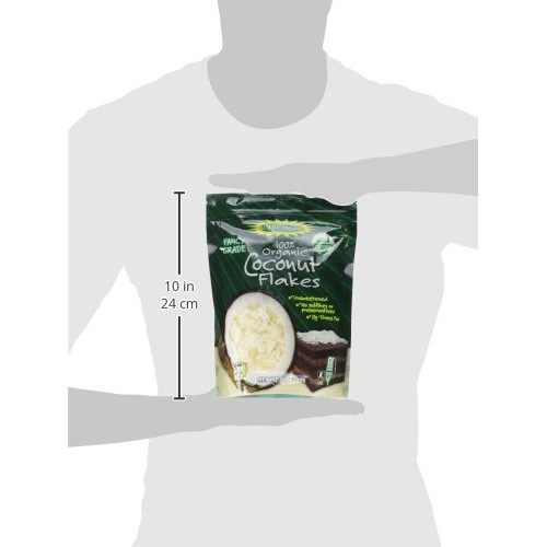 Edward &Amp; Sons Trading Co. Unsweetened Coconut Flakes, 7 Ounce P