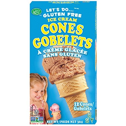Lets Do Organic Ice Cream Cones Gluten Free Packages, 4 Count