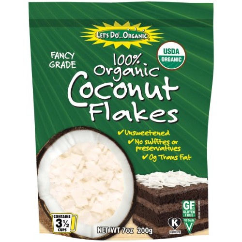 Lets DoOrganic Unsweetened Coconut Flakes, Food Service Size