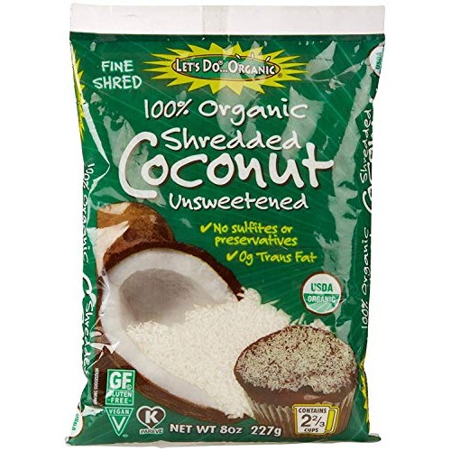 Lets DoOrganic Shredded Coconut, Food Service Size, 22 Pound