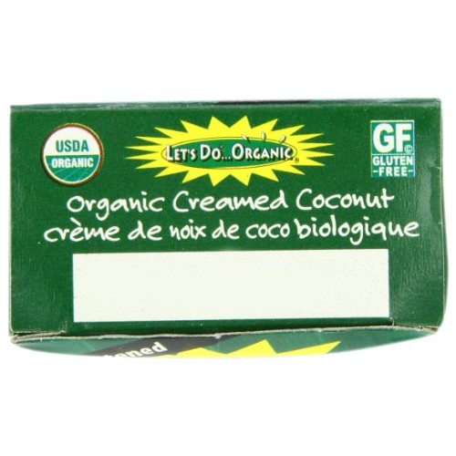 Lets Do Organic Creamed Coconut, 7 Ounce Box Pack Of 6