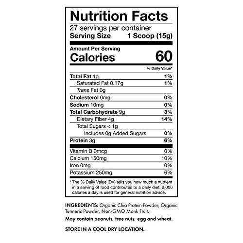 Lets Go Chia Anti-Inflammatory Superfood Powder | Promotes Gut