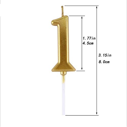 Number Candle Birthday Cake Wedding Anniversary Celebration Supp