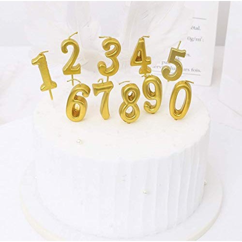 Number Candle Birthday Cake Wedding Anniversary Celebration Supp