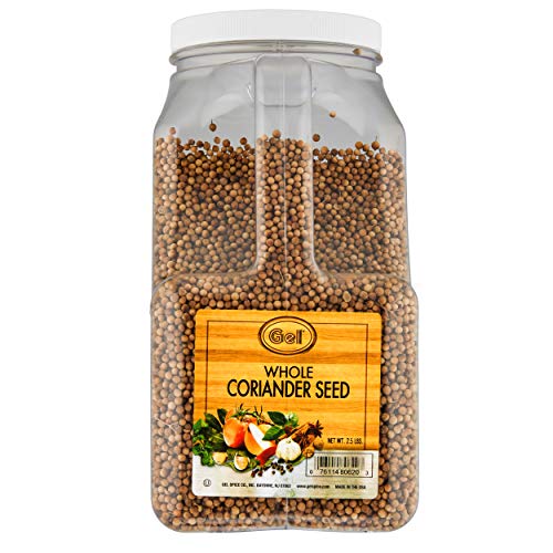 Gel Whole Coriander Seeds Bulk Size 2.5 Lb