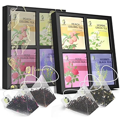 Libamtea Tea Sampler Gift Sets - Assorted Tea Gift Box - 24 Coun
