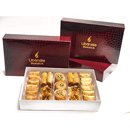Baklava Gift Box 30 Pc. Signature Collection Black Or White