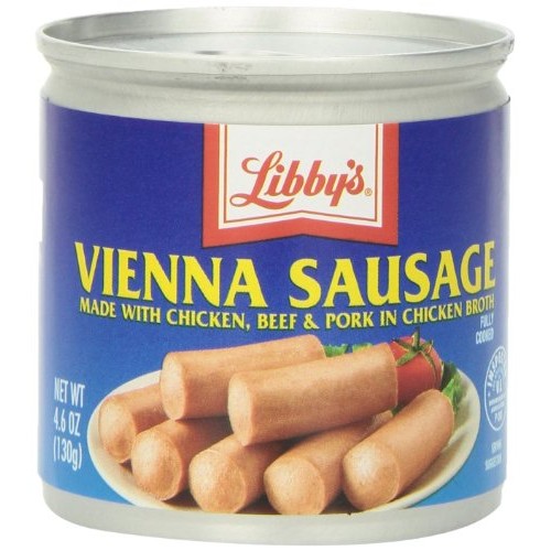 Libby Vienna Sausage, 4.6 Ounce Pack of 48