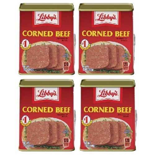 Libbys Corned Beef, 12 Ounce Pack of 4