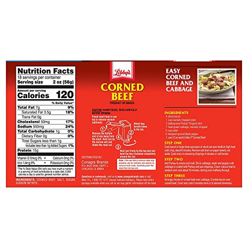 Libbys, Imported Corned Beef, 12Oz Can - Pack Of 3