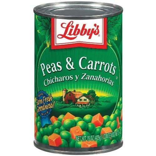 Libbys Peas &Amp; Carrots 15 Oz Pack Of 6