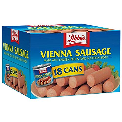 Libbys Vienna Sausage 4.6 Oz. Cans, 18 Ct. Pack Of 3 A1