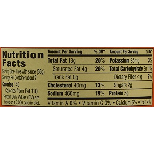 Libbys Vienna Sausage, BBQ, 4.6 Ounce Pack of 6