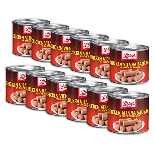 Libbys Vienna Sausage, Chicken, 4.6 Ounce Pack of 12
