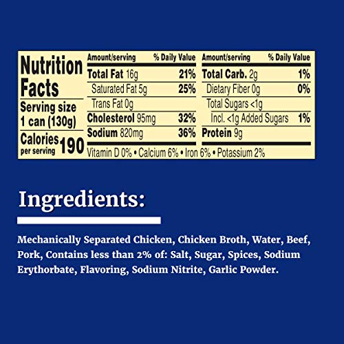 Libbys Vienna Sausage In Chicken Broth, 4.6 Ounce, Pack Of 24