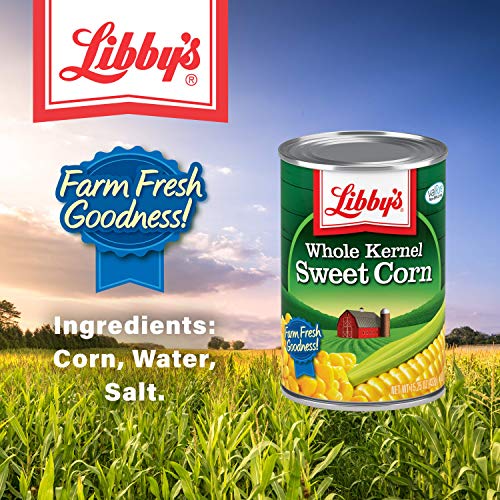 Libbys Whole Kernel Sweet Corn | 100% Sweet Corn | Naturally Sw