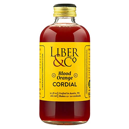 Liber &Amp; Co. Blood Orange Cordial 9.5 Oz Made With California B