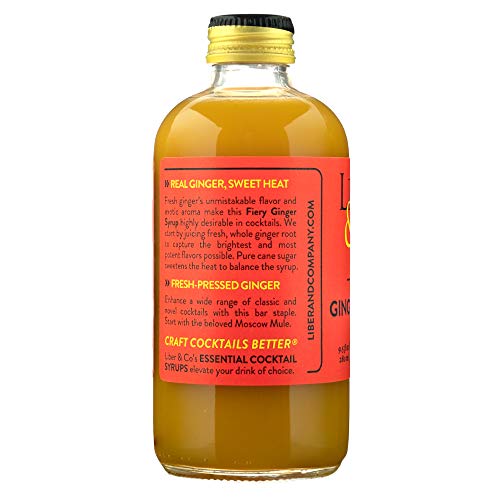 Liber &Amp; Co. Fiery Ginger Syrup 8.5Oz