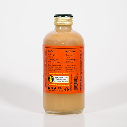 Liber &Amp; Co. Syrup, Almond Orgeat, 9.5 Ounce