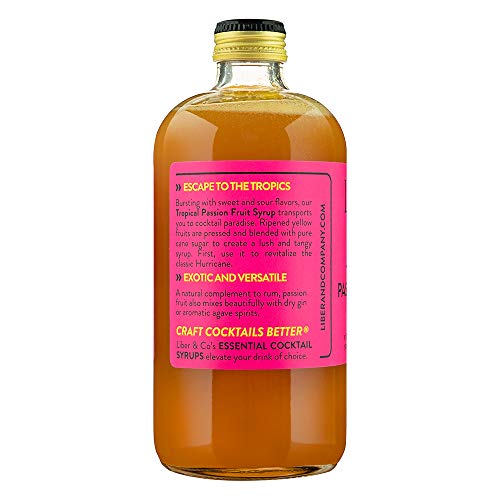 Liber &Amp; Co. Tropical Passion Fruit Syrup 17 Oz
