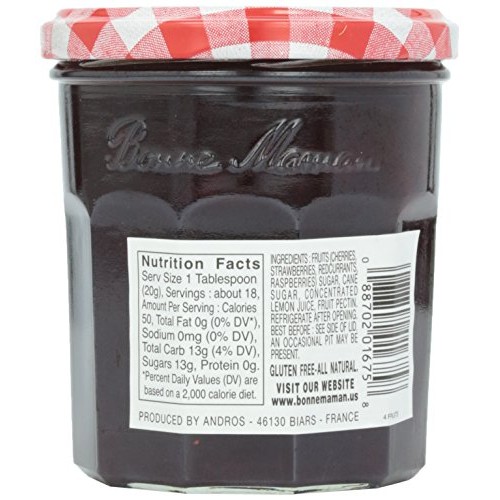 Bonne Maman Four Fruits Preserves, 13 Oz
